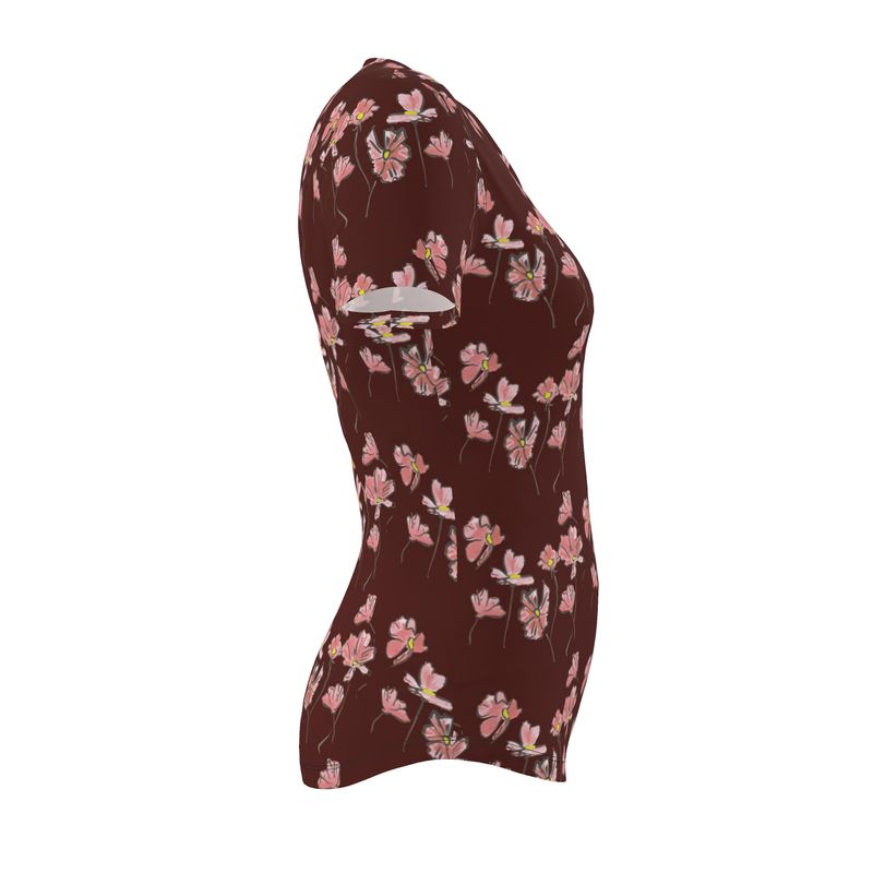 Cosmos Floral Print Top