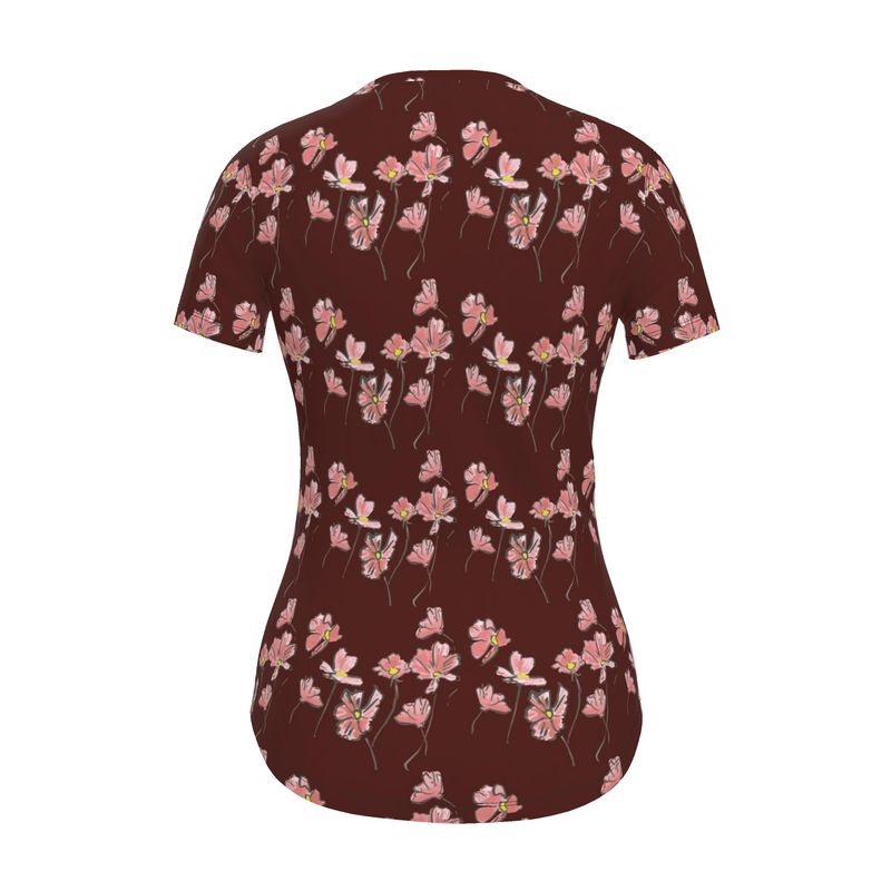 Cosmos Floral Print Top