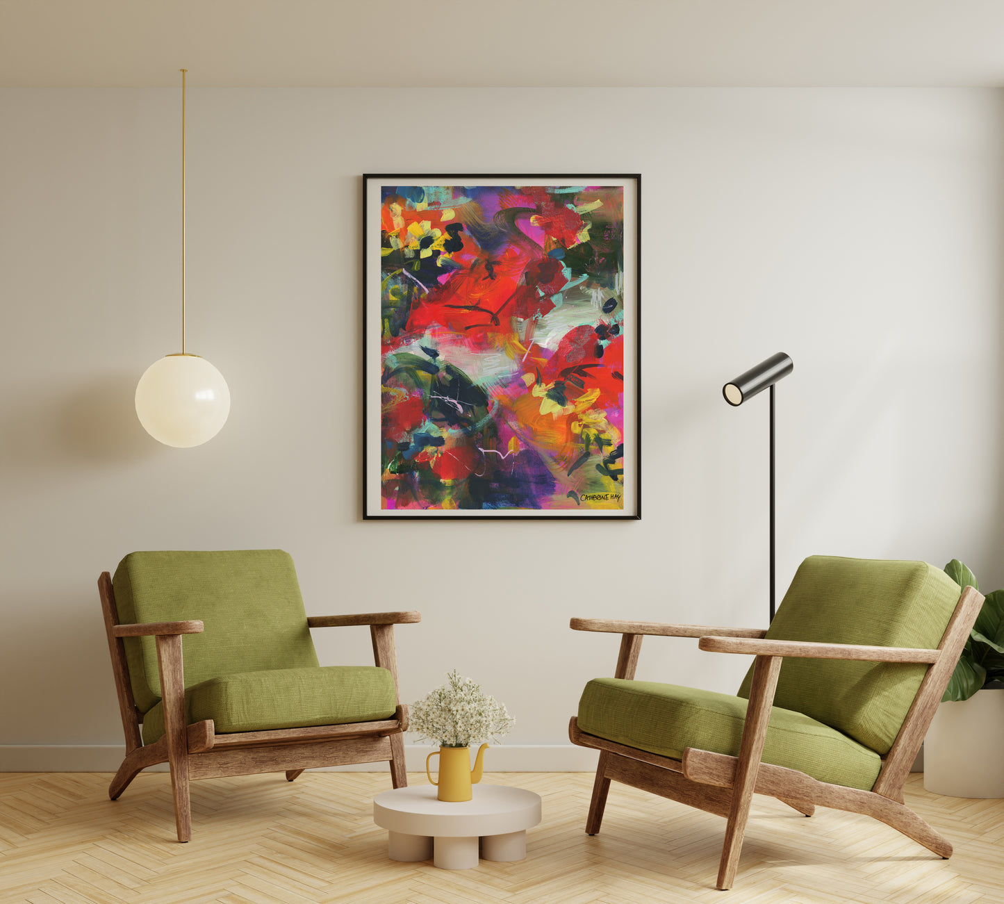 Firework Floral Abstract